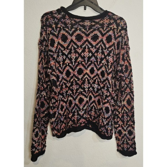 Jessica‎ Simpson Style Valleys Colorful Long Sleeve Sweater Womens Size Large - Picture 2 of 7